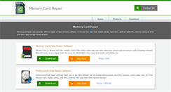 Desktop Screenshot of memorycardrepair.com